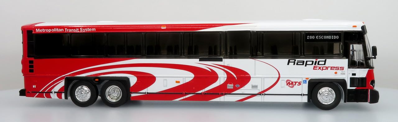 Amazon.com: Iconic Replicas MCI D4500CT Intercity Bus MTS Transit